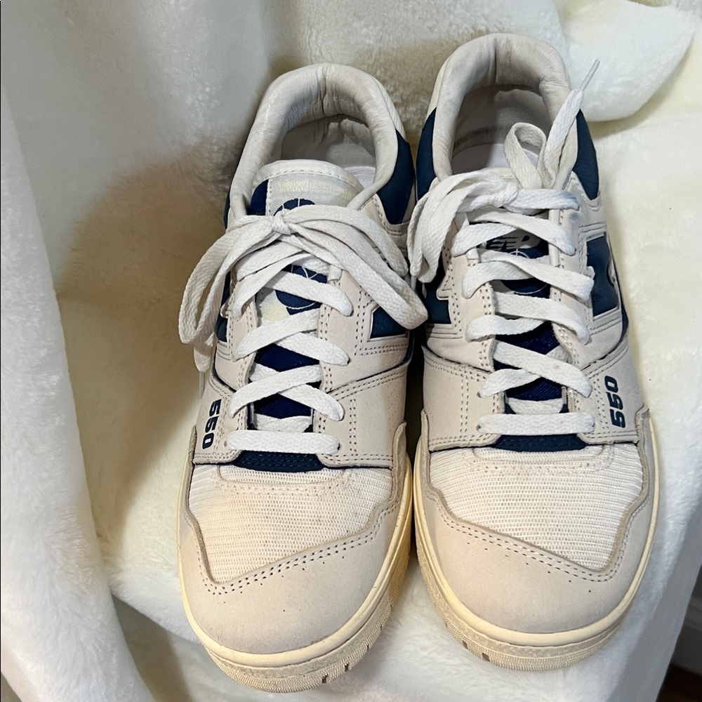 New Balance Athletic Shoes - White and Blue